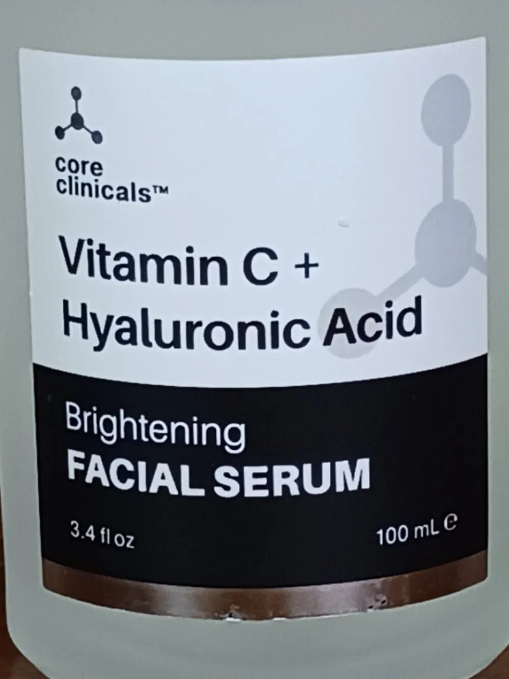 Core Clinicals Vitamin C Hyaluronic Acid Brightening Face Serum 3.4 fl. oz.